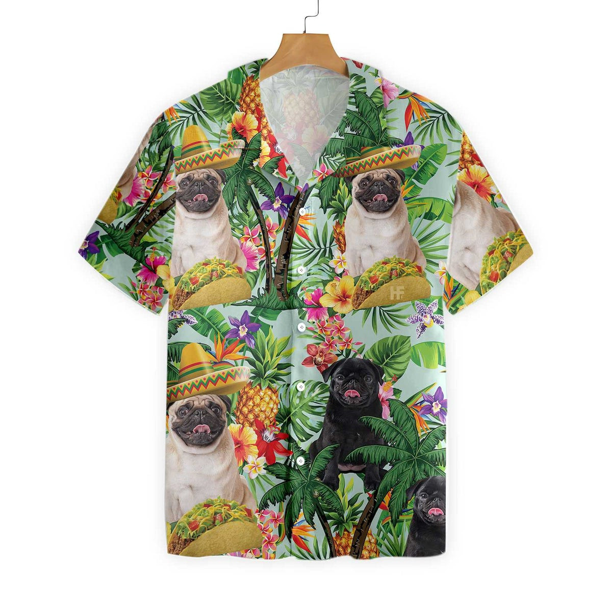 Taco Pug Are Ready For Summer Hawaiian Shirt