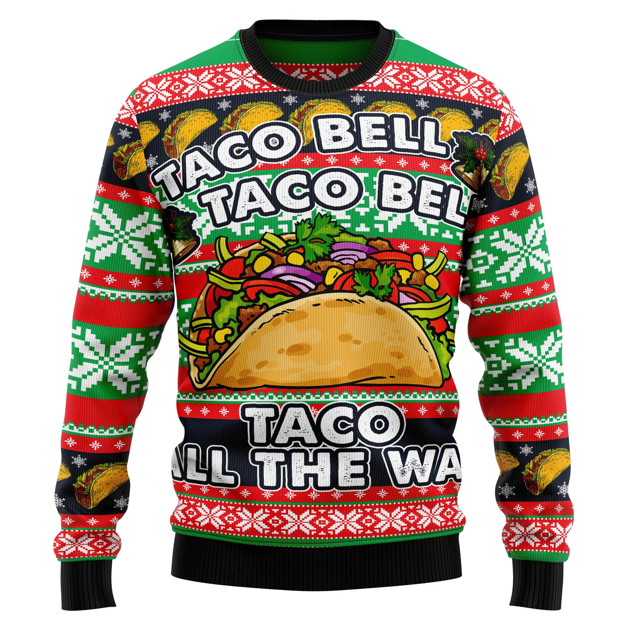 Tacos Taco Bell Ugly Christmas Sweater