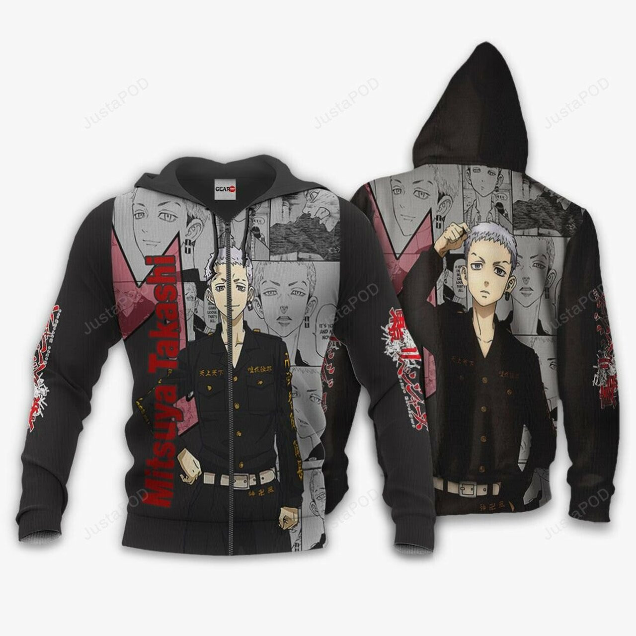 Takashi Mitsuya Anime Tokyo Revengers 3d All Over Print Hoodie