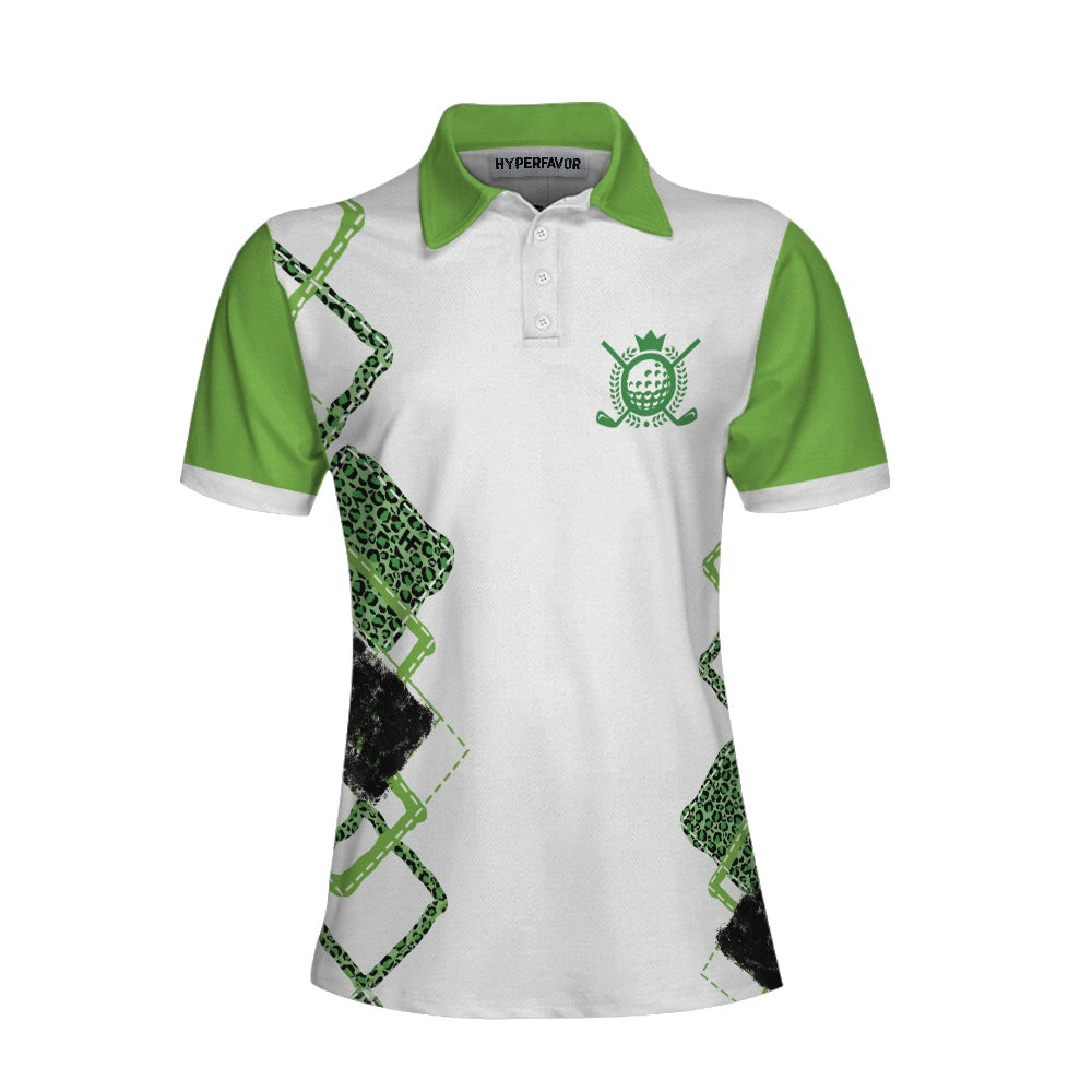 Talk Birdie To Me Golf Short Sleeve Women Polo Shirt