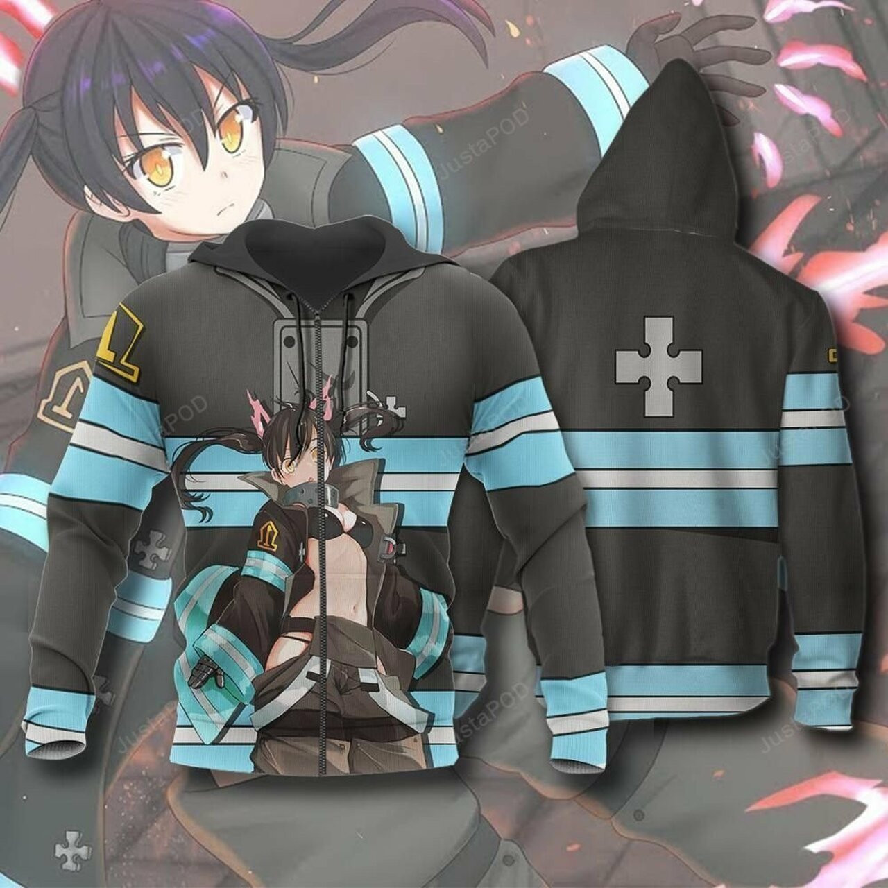 Tamaki Kotatsu Fire Force For Unisex 3d All Over Print Hoodie