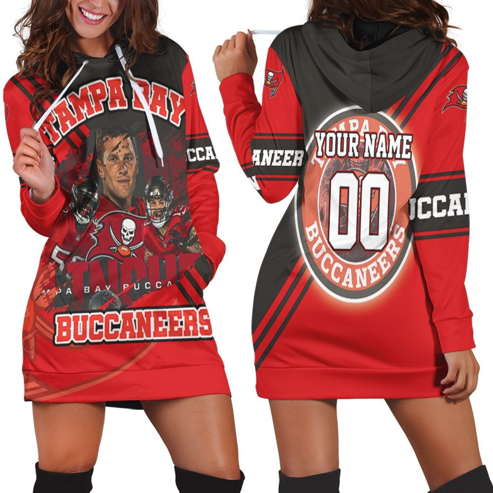 Tampa Bay Buccaneers Clinched Personalized Hoodie Dress Sweater Dress Sweatshirt Dress