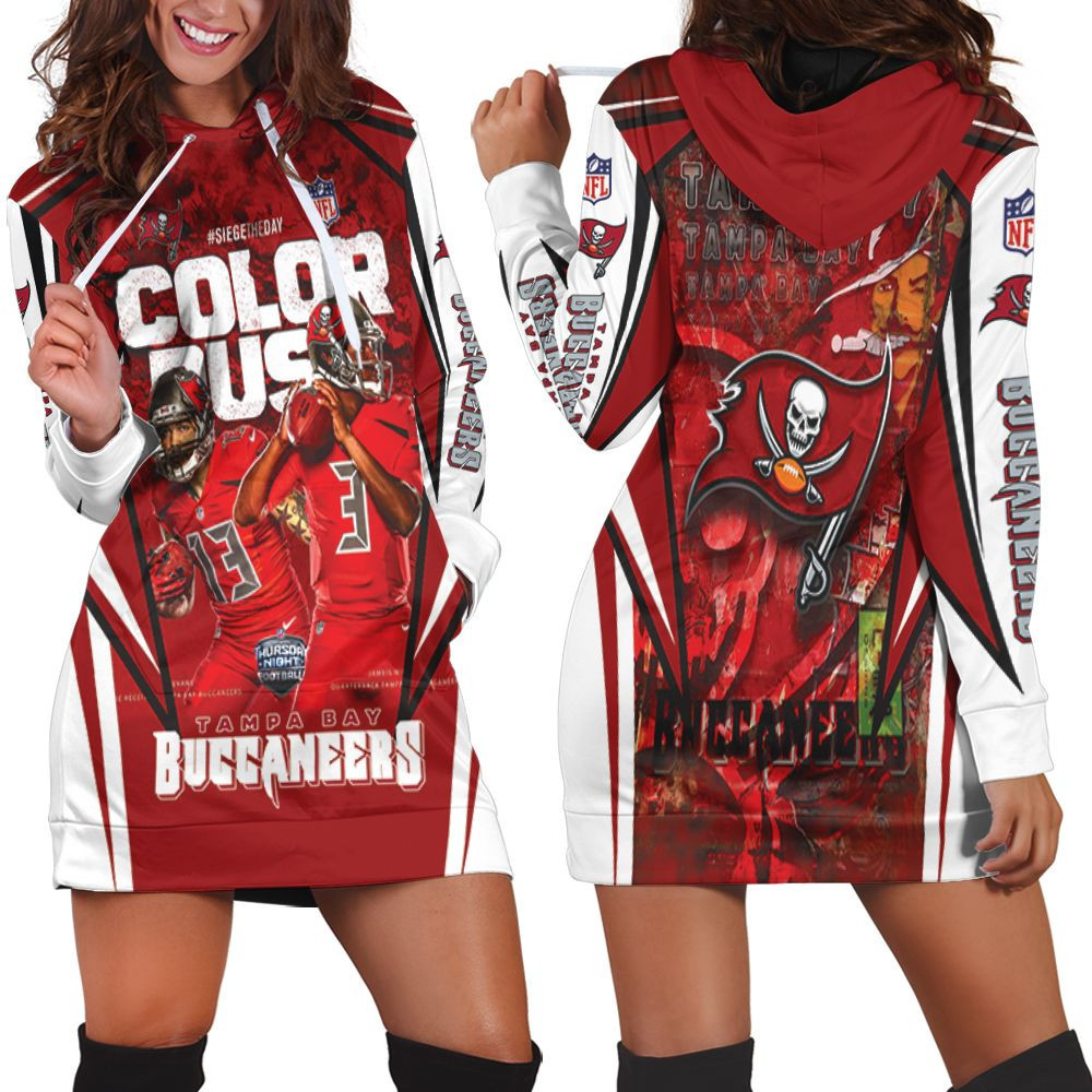 Tampa Bay Buccaneers Color Us Nfc South Division Champions Super Bowl 2021 Hoodie Dress Sweater Dress Sweatshirt Dress