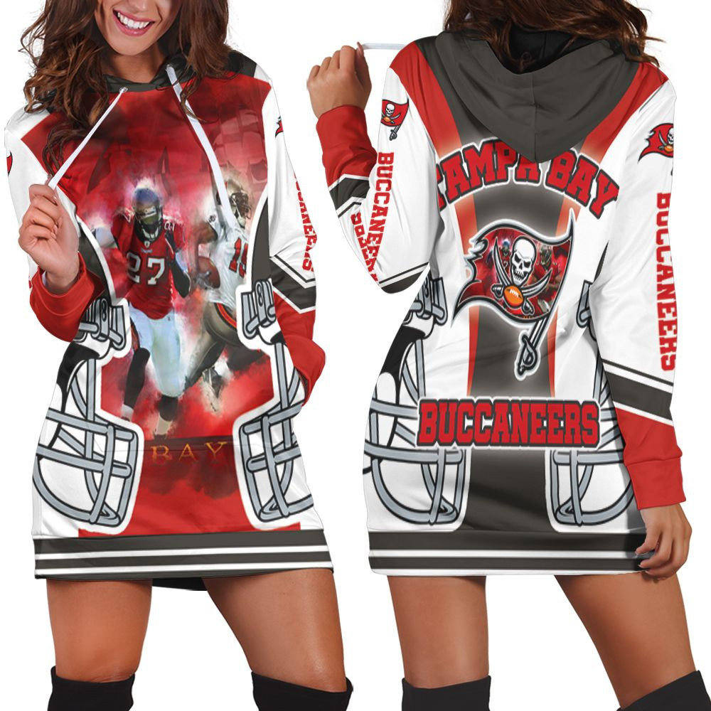 Tampa Bay Buccaneers Helmet Nfc South Division Champions Super Bowl 2021 Hoodie Dress Sweater Dress Sweatshirt Dress