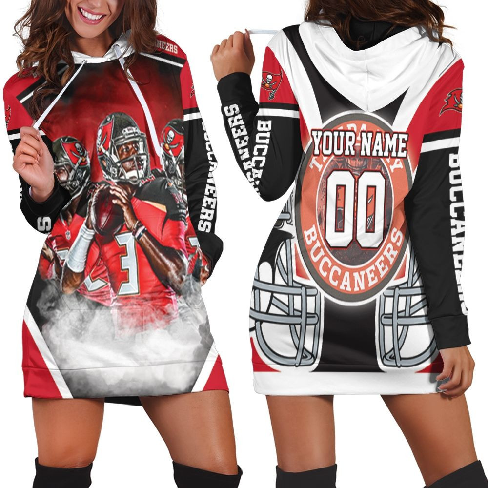 Tampa Bay Buccaneers Helmet Nfc South Division Champions Super Bowl 2021 Personalized Hoodie Dress Sweater Dress Sweatshirt Dress