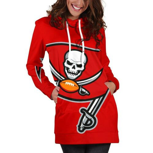 Tampa Bay Buccaneers Hoodie Dress Sweater Dress Sweatshirt Dress 3d All Over Print For Women Hoodie