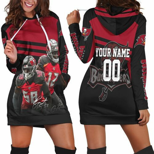 Tampa Bay Buccaneers Kwon Alexander Tom Brady Signed For Fans 3d Hoodie Dress Sweater Dress Sweatshirt Dress