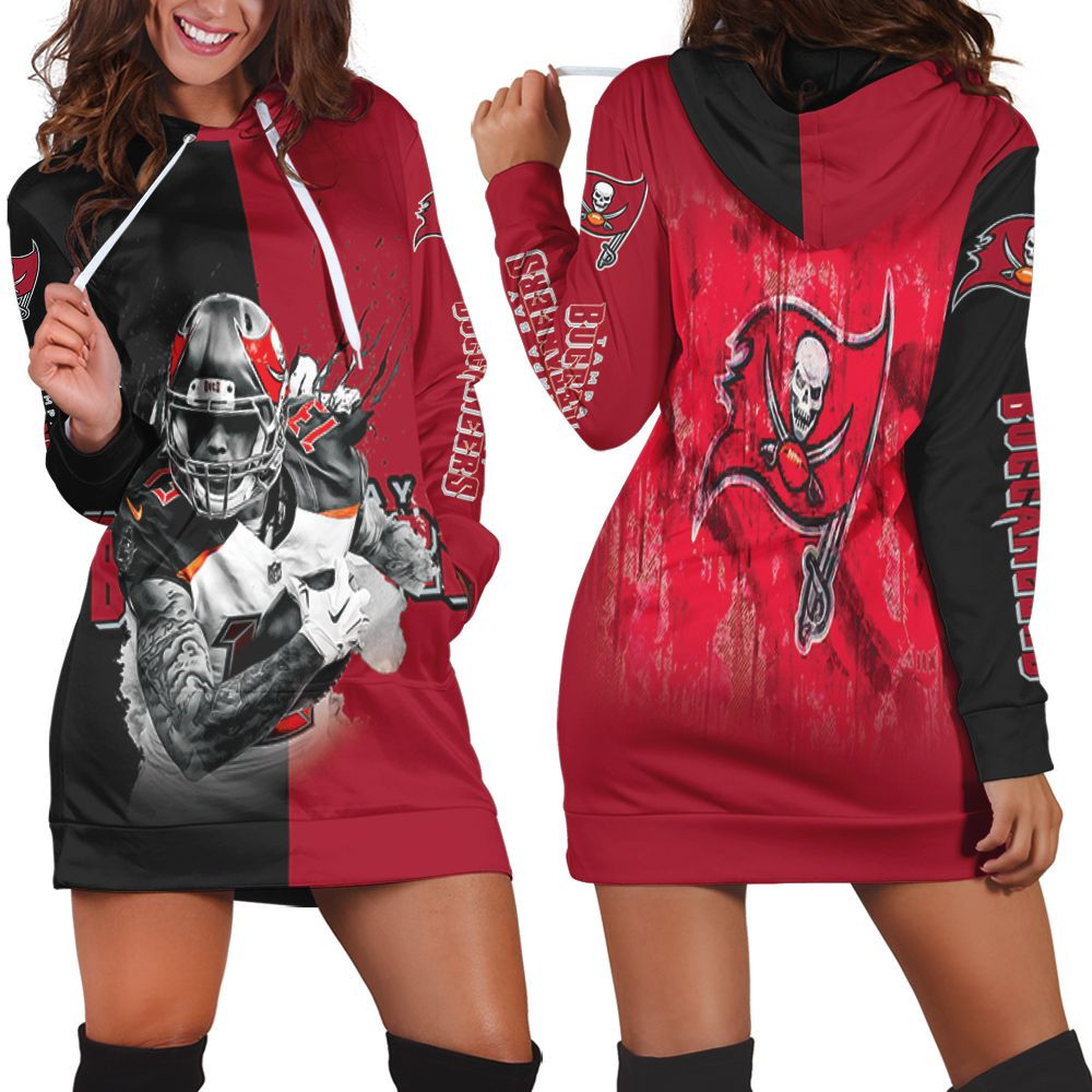 Tampa Bay Buccaneers Logo Best Player 3d Hoodie Dress Sweater Dress Sweatshirt Dress