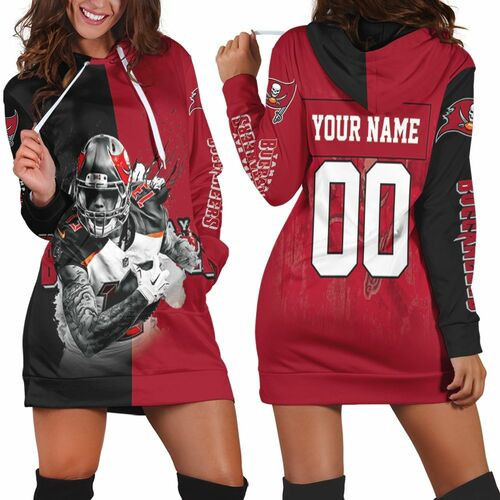 Tampa Bay Buccaneers Logo Best Player 3d Hoodie Dress Sweater Dress Sweatshirt Dress