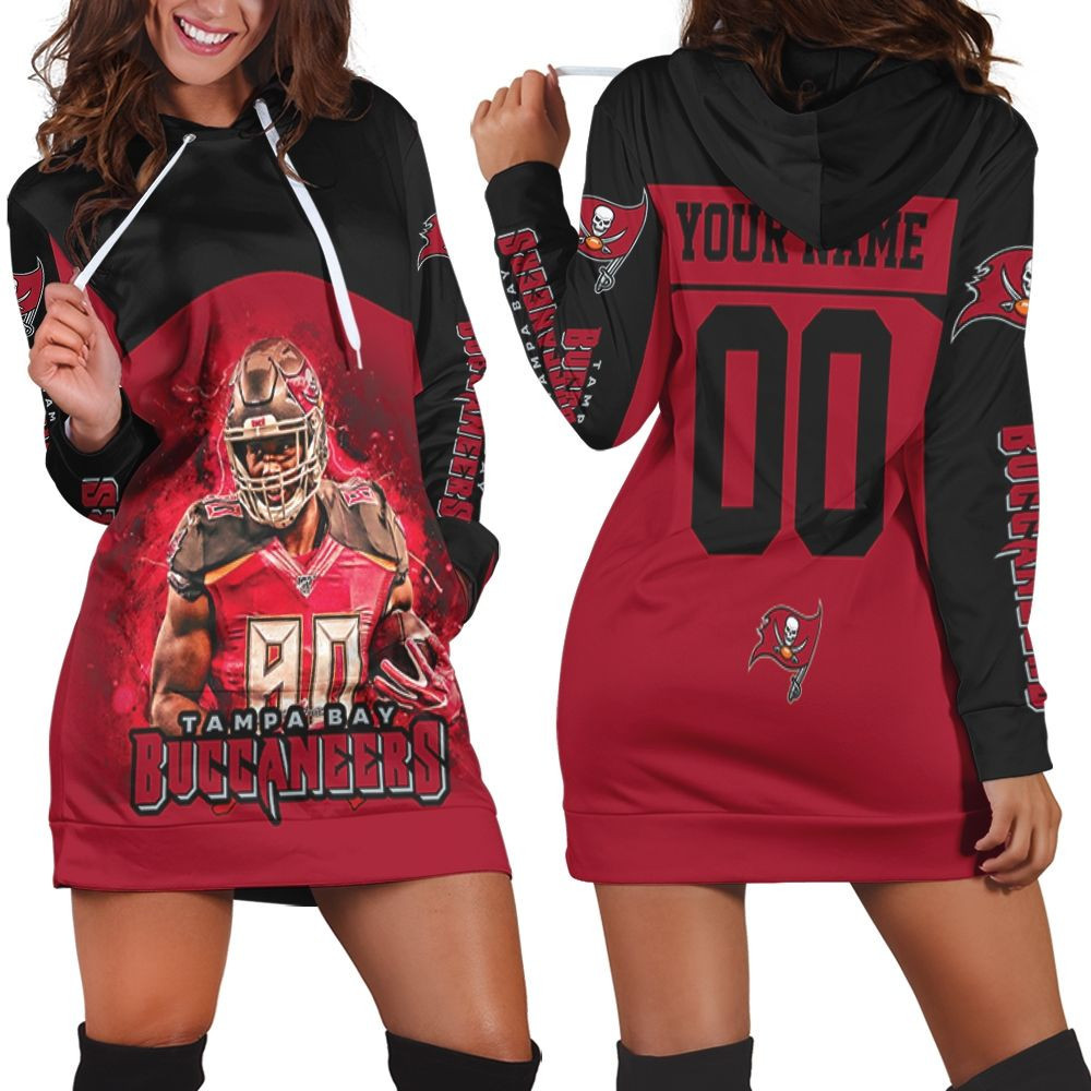 Tampa Bay Buccaneers Michael Clayton 80 Legend 3d Hoodie Dress Sweater Dress Sweatshirt Dress