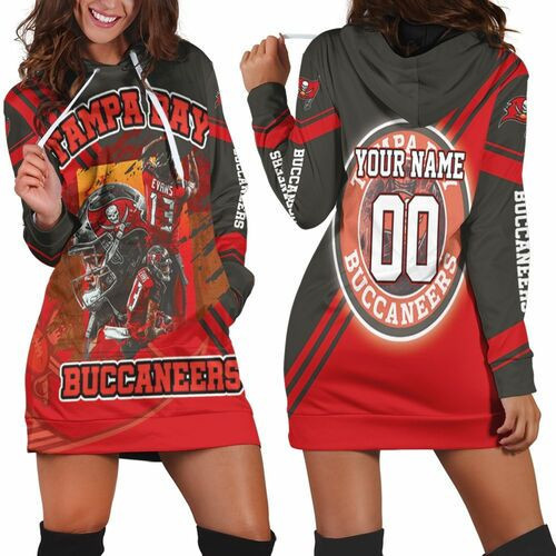 Tampa Bay Buccaneers Mike Evans 13 2021 Nfl Champions Personalized Hoodie Dress Sweater Dress Sweatshirt Dress