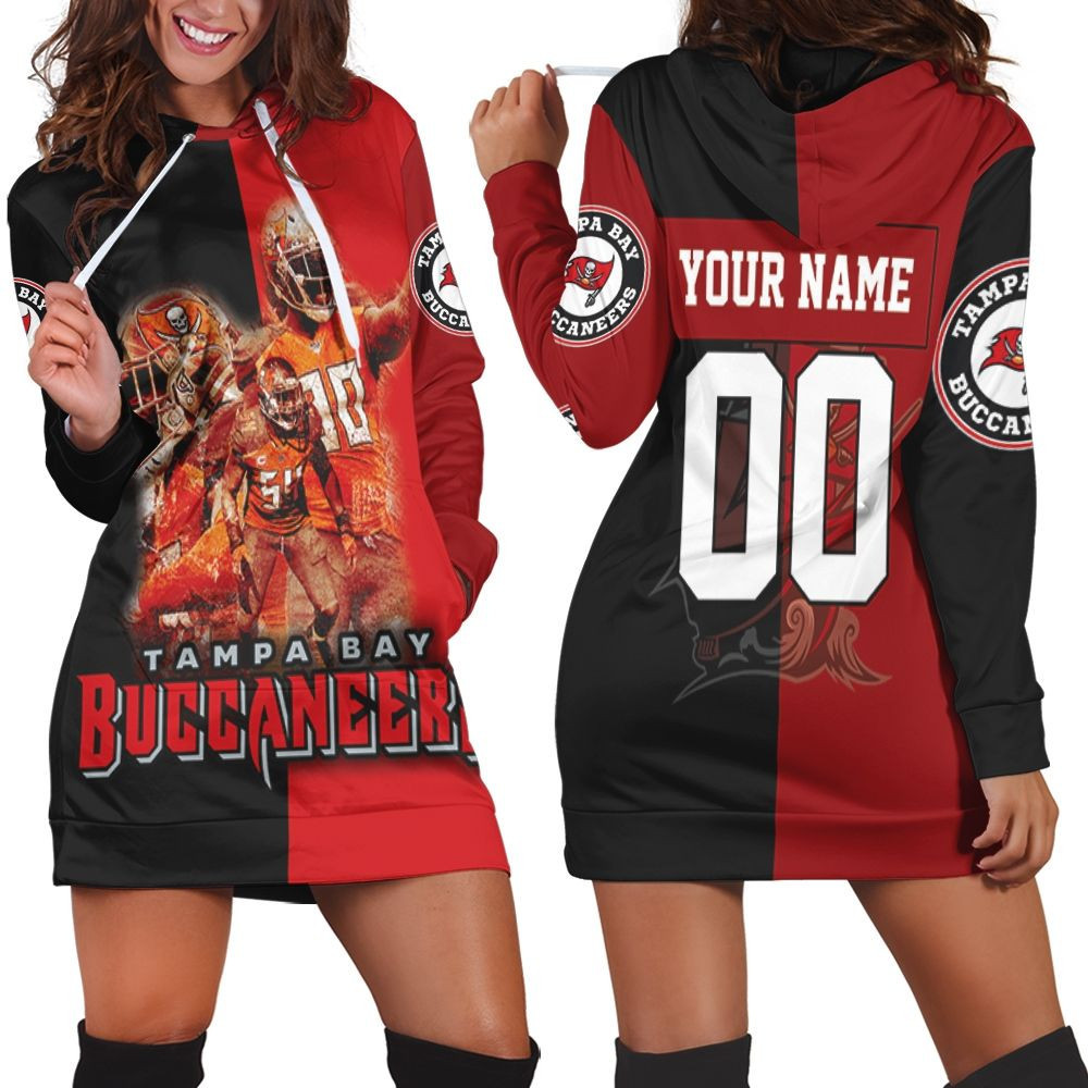 Tampa Bay Buccaneers Pirates Nfc South Champions Super Bowl 2021 Personalized 1 Hoodie Dress Sweater Dress Sweatshirt Dress