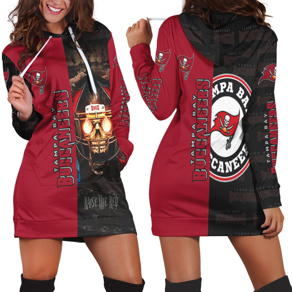 Tampa Bay Buccaneers Raised The Red Nfc South Division Champions Super Bowl 2021 Hoodie Dress Sweater Dress Sweatshirt Dress