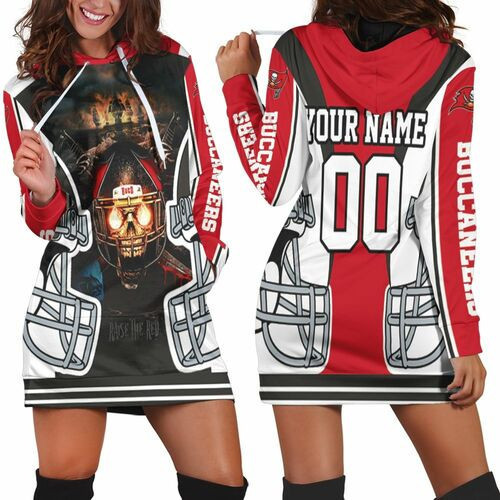 Tampa Bay Buccaneers Raised The Red Nfc South Division Champions Super Bowl 2021 Personalized Hoodie Dress Sweater Dress Sweatshirt Dress