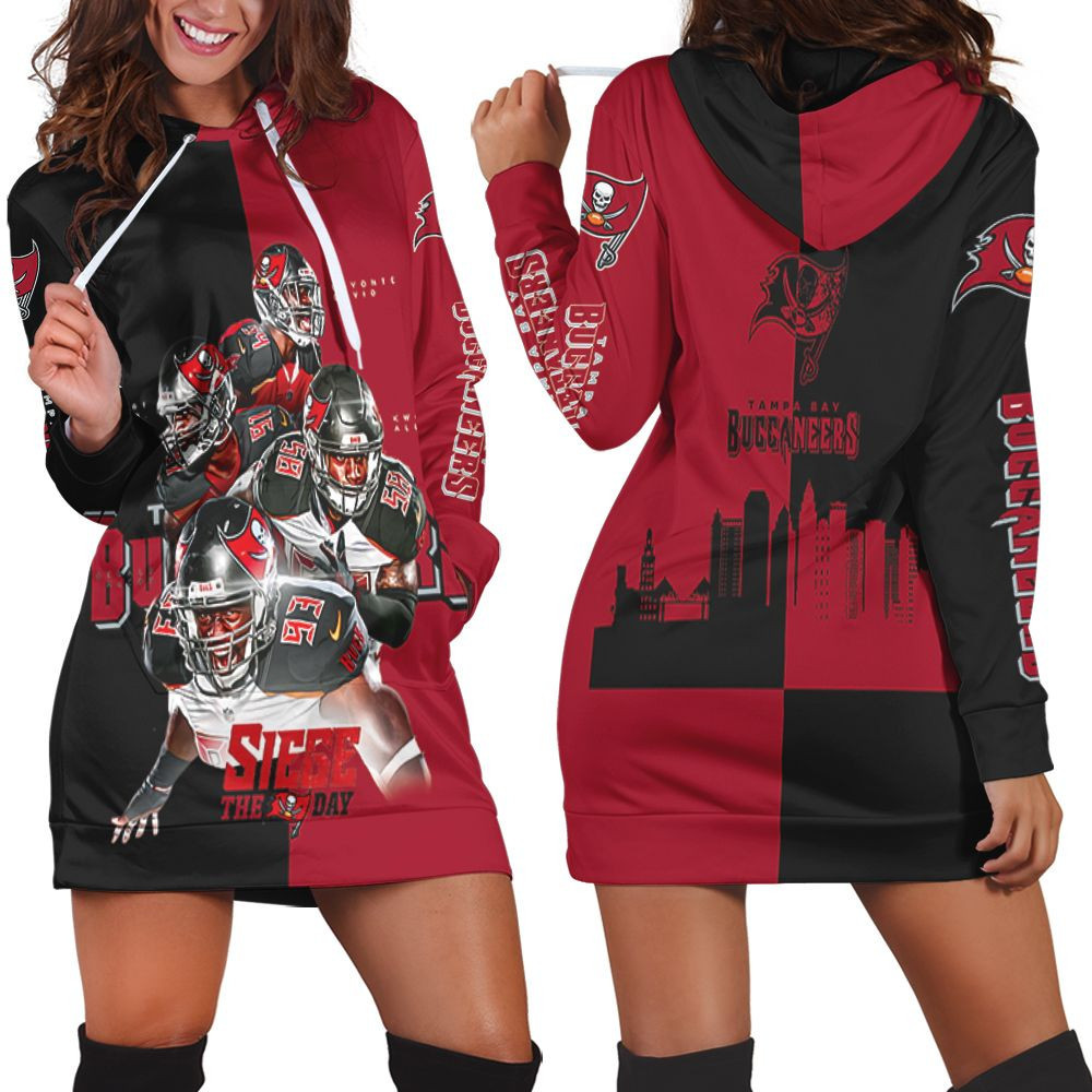 Tampa Bay Buccaneers Siege The Day 3d Hoodie Dress Sweater Dress Sweatshirt Dress