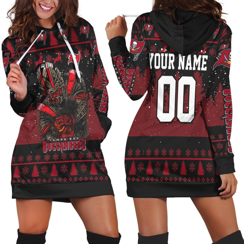 Tampa Bay Buccaneers Siege The Day Christmas Pattern For Fan 3d Hoodie Dress Sweater Dress Sweatshirt Dress