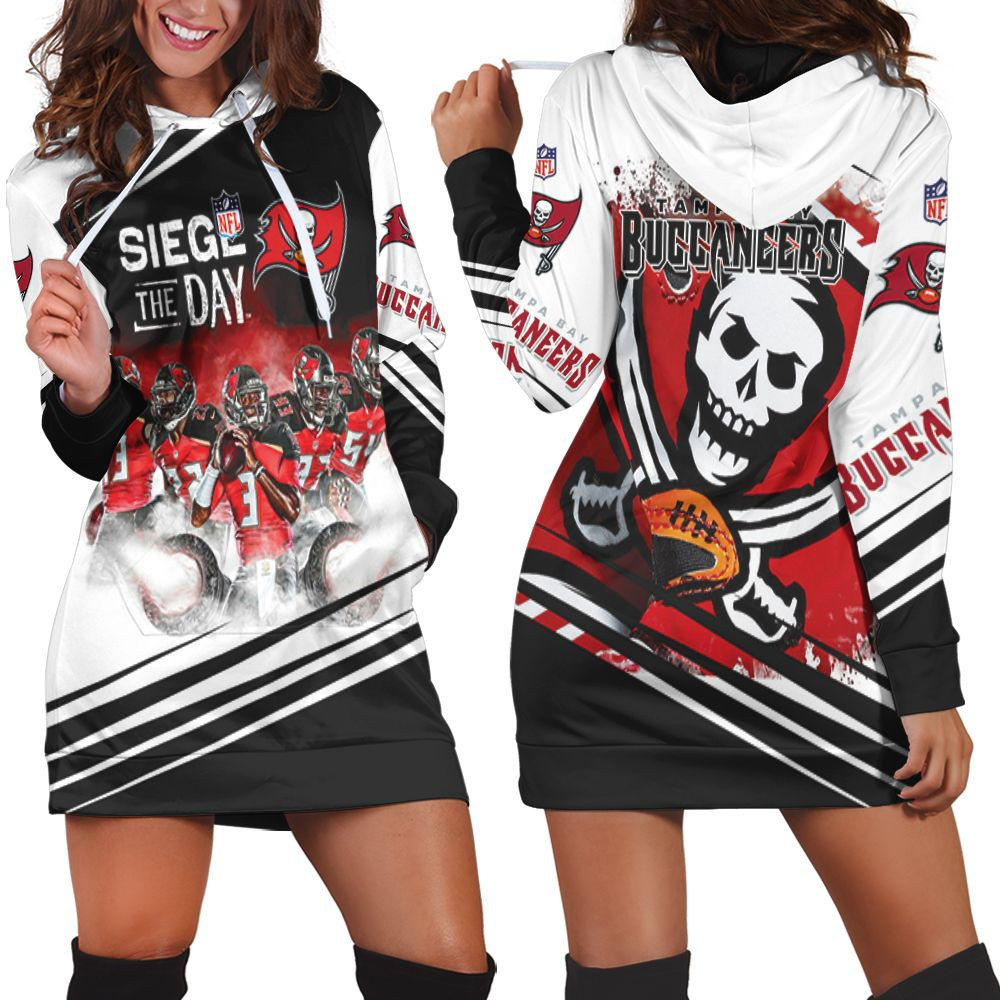 Tampa Bay Buccaneers Siege The Day Nfc South Division Champions Super Bowl 2021 Hoodie Dress Sweater Dress Sweatshirt Dress