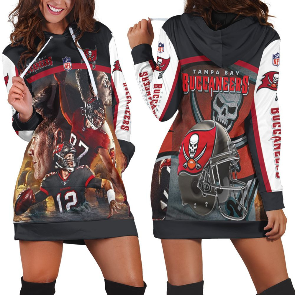 Tampa Bay Buccaneers Super Bowl 2021 Nfc South Divison Champions Hoodie Dress Sweater Dress Sweatshirt Dress