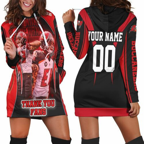 Tampa Bay Buccaneers Super Bowl Champions Mike Evans Thank You Fan Personalized Hoodie Dress Sweater Dress Sweatshirt Dress