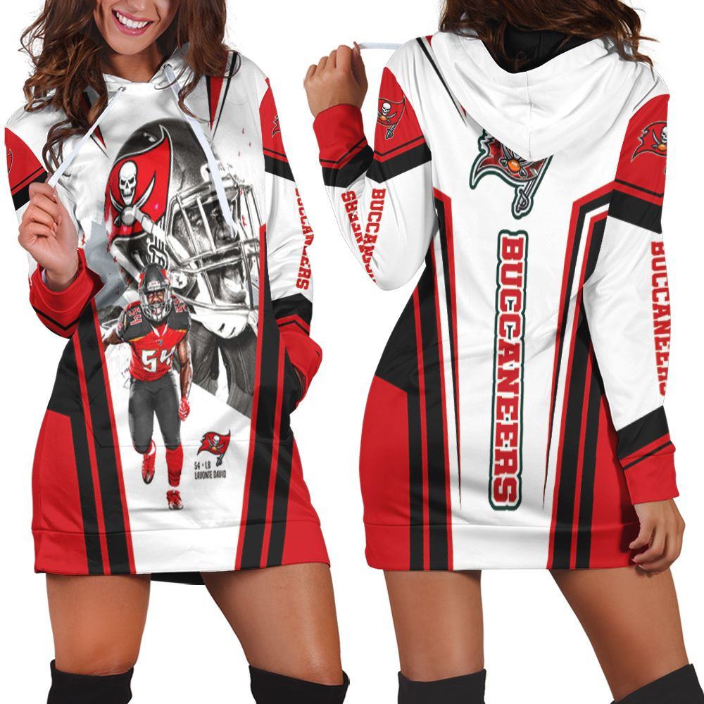 Tampa Bay Buccaneers Superbowl Champions Lavonte David 54 Hoodie Dress Sweater Dress Sweatshirt Dress