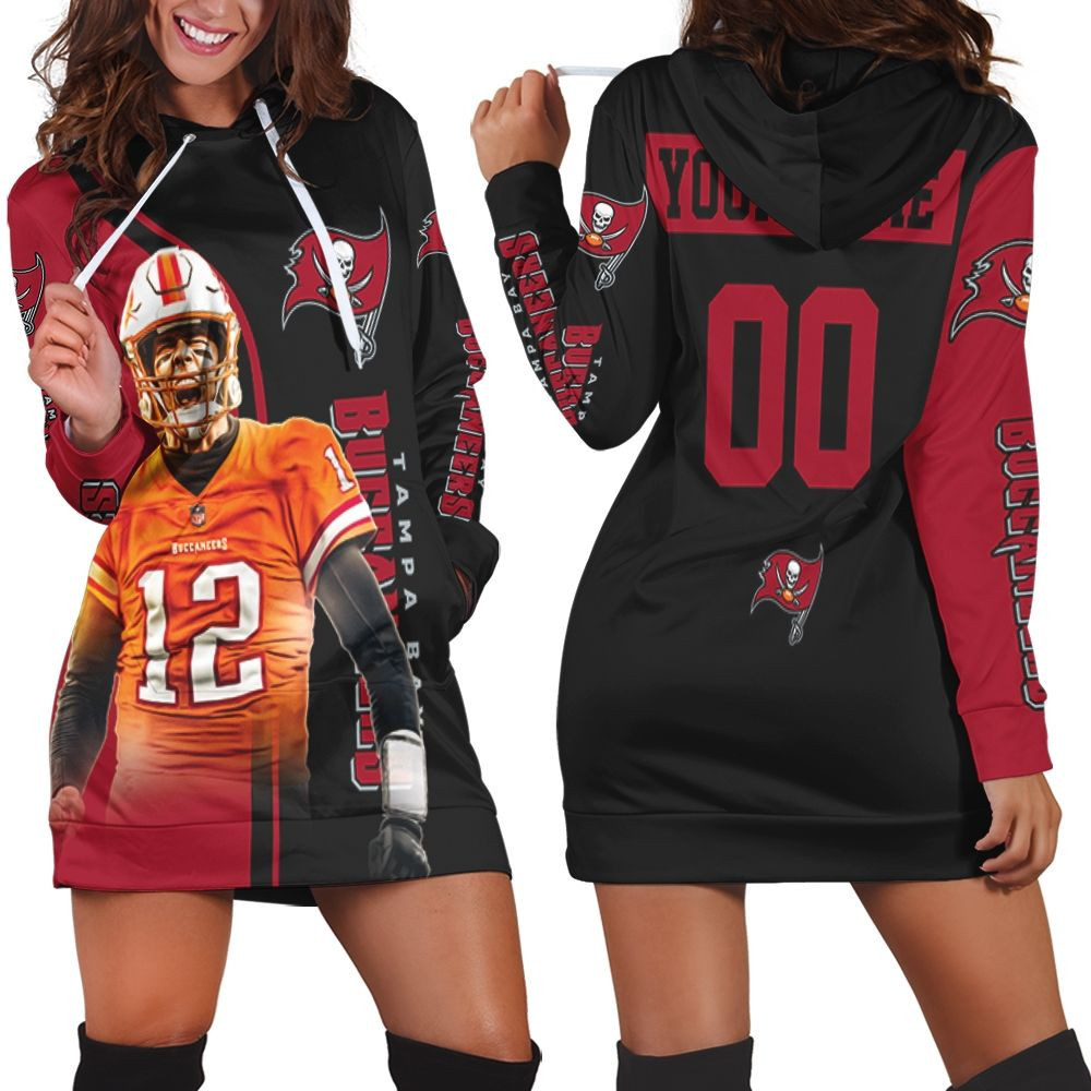 Tampa Bay Buccaneers Tom Brady Best Player Legend 3d Hoodie Dress Sweater Dress Sweatshirt Dress