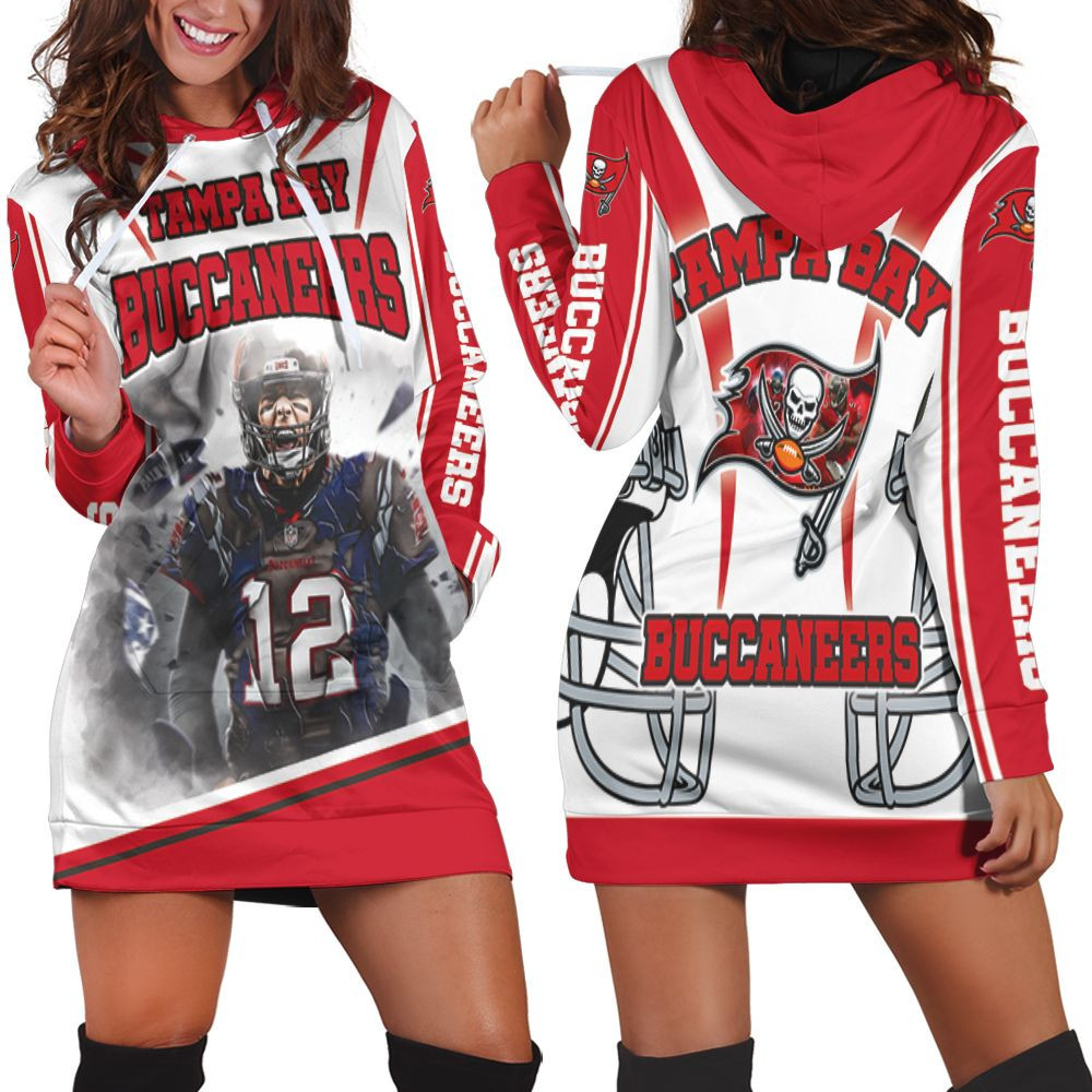 Tampa Bay Buccaneers Tom Brady Champions Hoodie Dress Sweater Dress Sweatshirt Dress