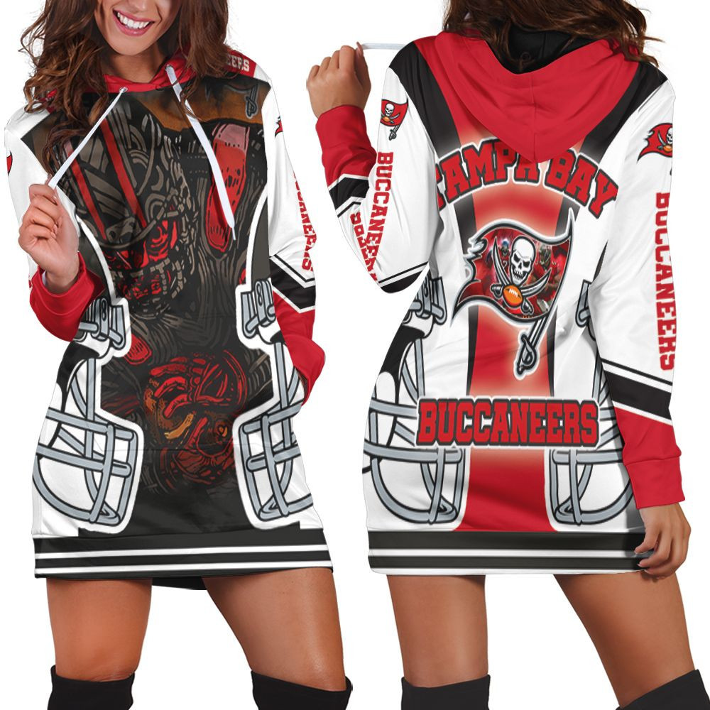 Tampa Bay Buccaneers Zombie 2021 Nfl Champions Hoodie Dress Sweater Dress Sweatshirt Dress