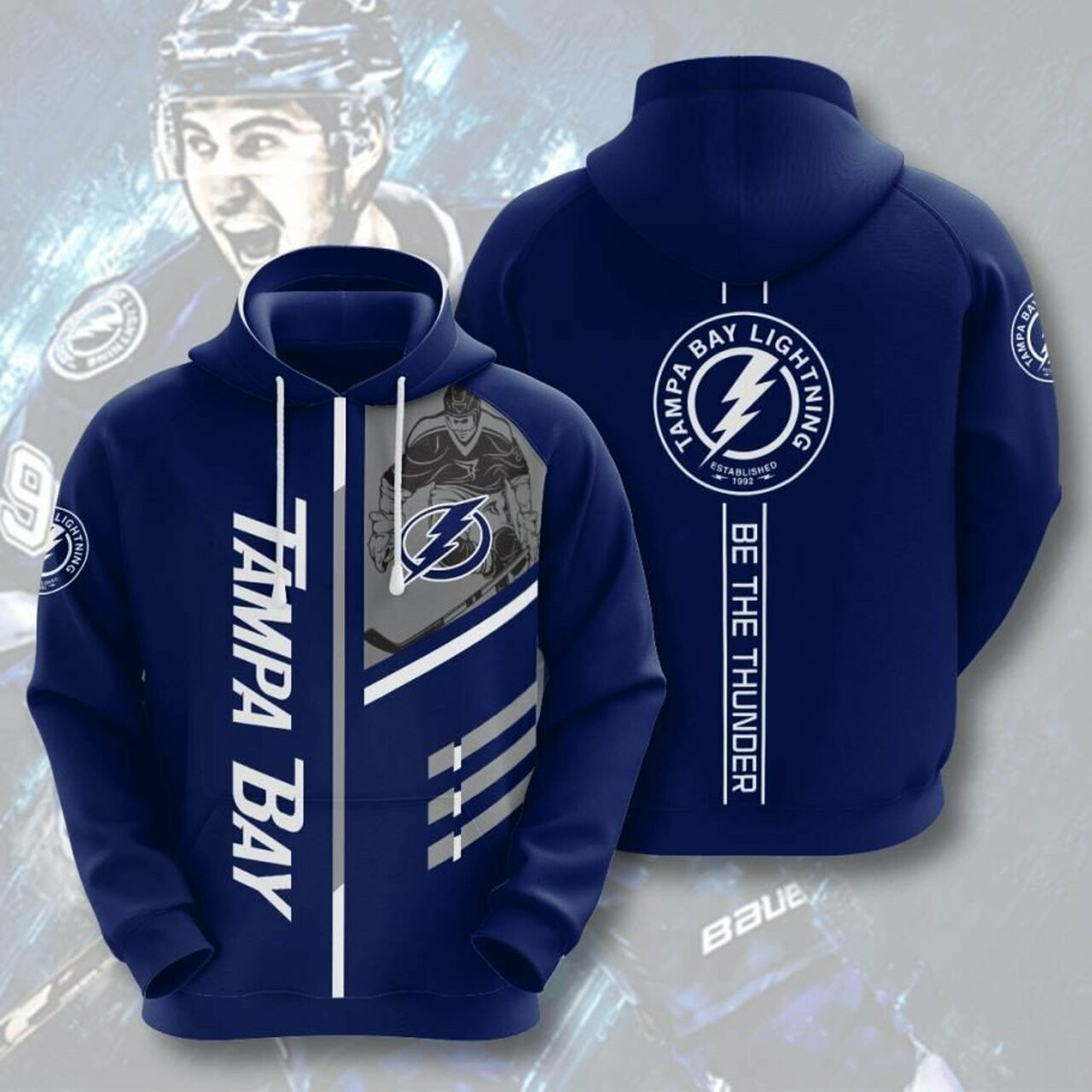 Tampa Bay Lightning 3d All Over Print Hoodie