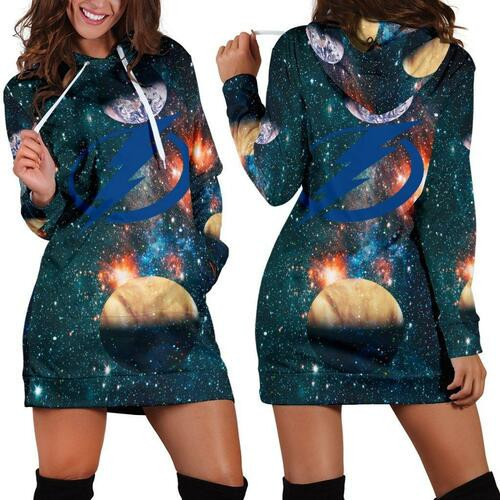 Tampa Bay Lightning Hoodie Dress Sweater Dress Sweatshirt Dress 3d All Over Print For Women Hoodie