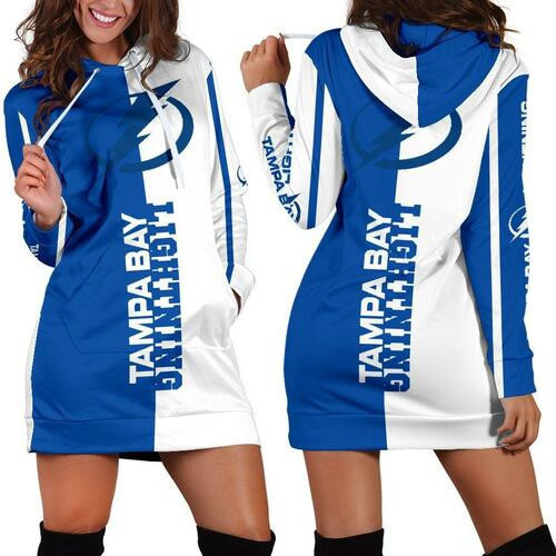 Tampa Bay Lightning Hoodie Dress Sweater Dress Sweatshirt Dress 3d All Over Print For Women Hoodie