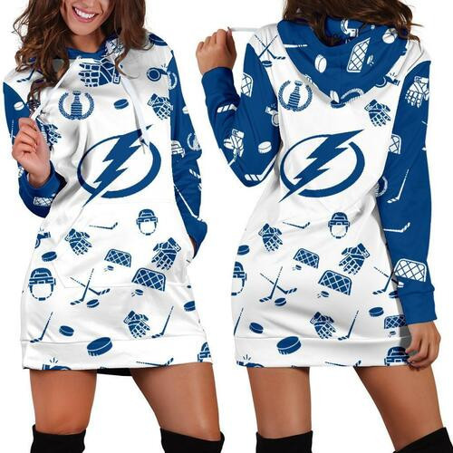 Tampa Bay Lightning Womens Hoodie Dress Sweater Dress Sweatshirt Dress 3d All Over Print For Women Hoodie