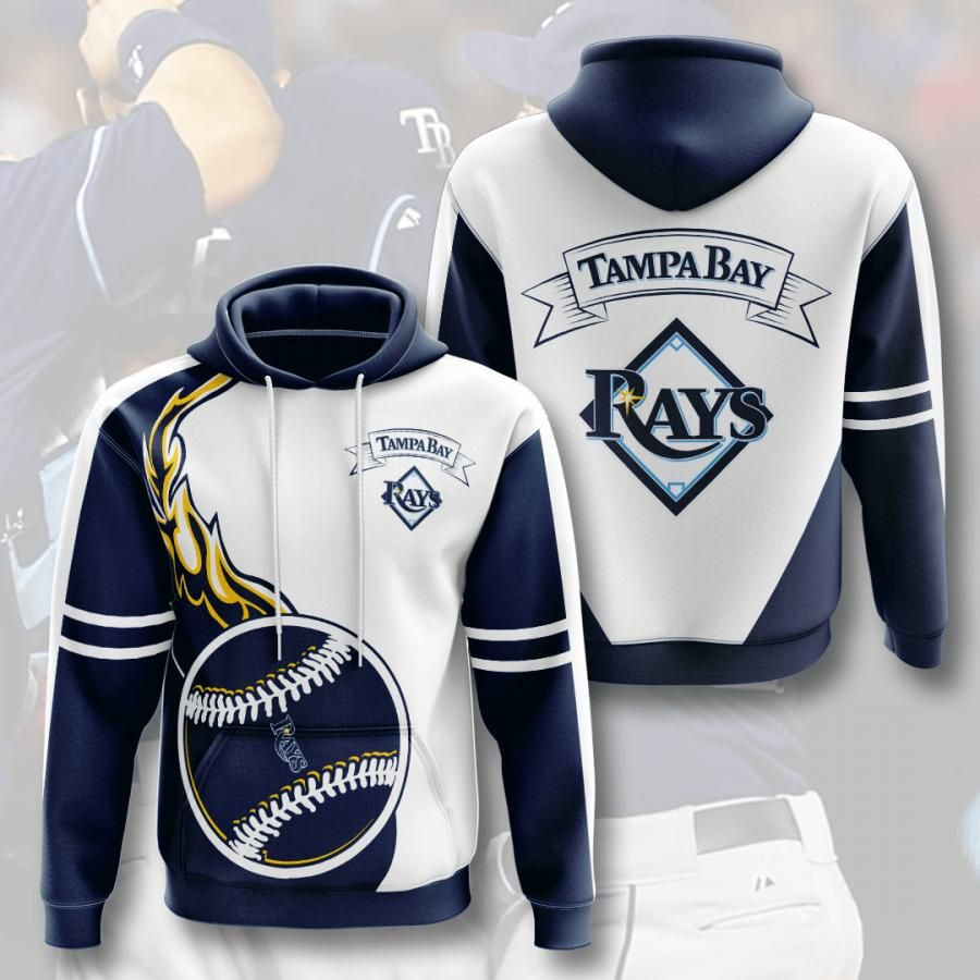 Tampa Bay Rays No1906 Custom Hoodie 3D Size S to 5XL