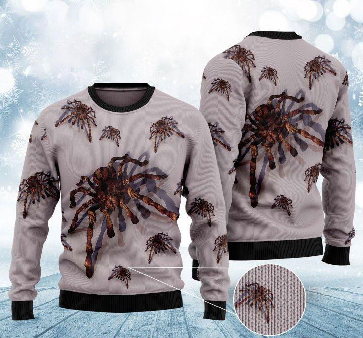 Tarantula Spider Ugly Christmas Sweater Ugly Sweater For Men Women