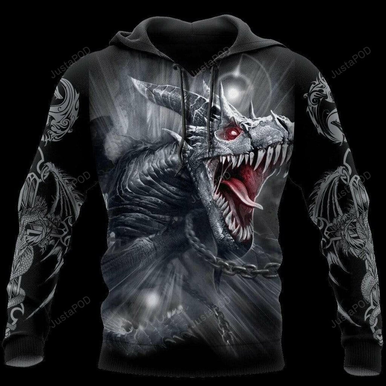 Tattoo Dragon Dungeon 3d All Print Hoodie