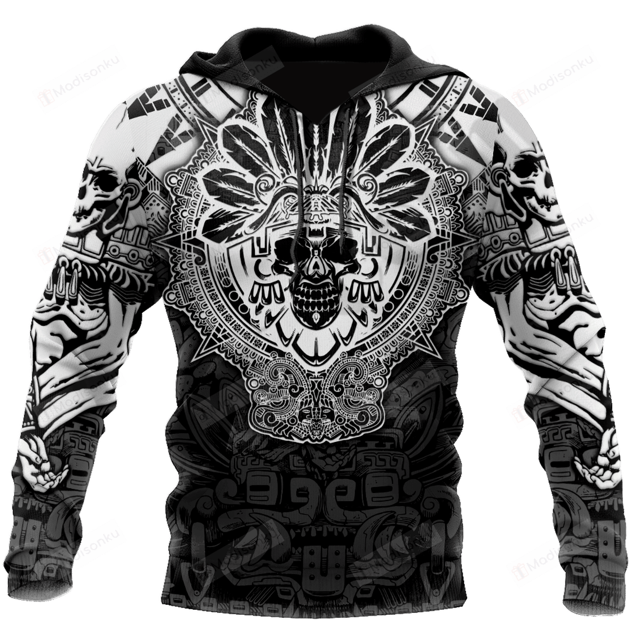 Tattoo Skull Gothic Art 3d All Over Print Hoodie