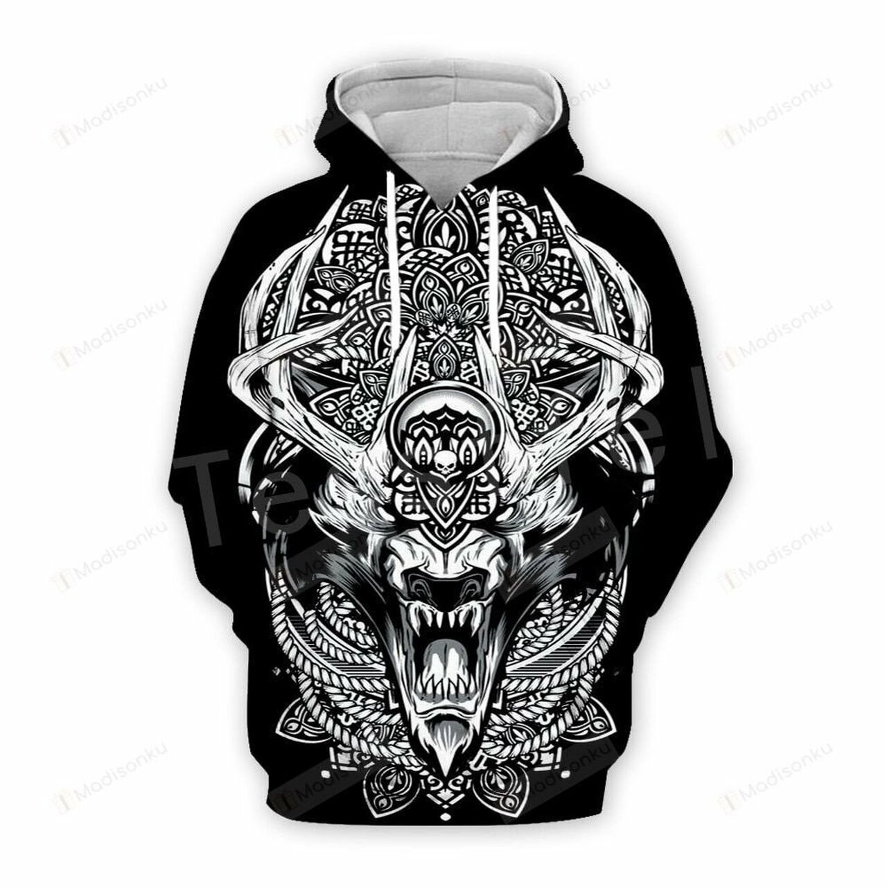 Tattoo Viking Warriors 3d All Over Print Hoodie