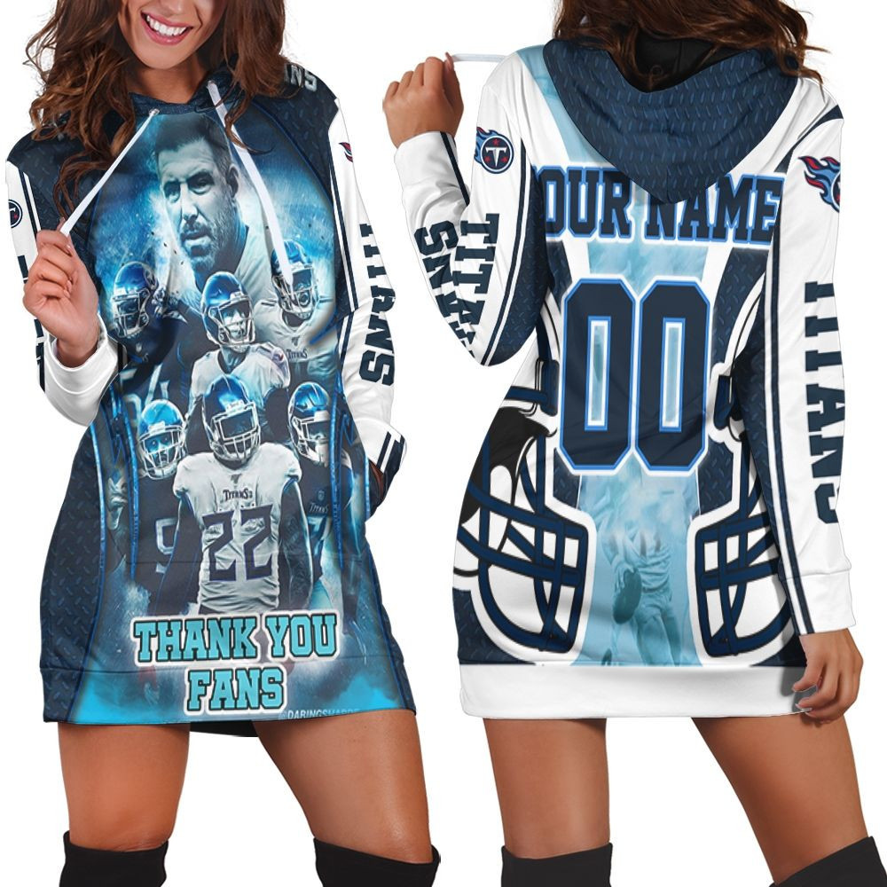 Team Tennessee Titans Thank You Fans Afc South Champions Super Bowl 2021 Personalized Hoodie Dress Sweater Dress Sweatshirt Dress