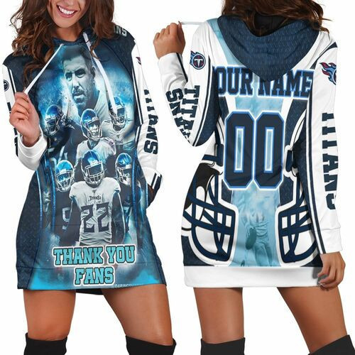 Team Tennessee Titans Thank You Fans Afc South Champions Super Bowl 2021 Personalized Hoodie Dress Sweater Dress Sweatshirt Dress