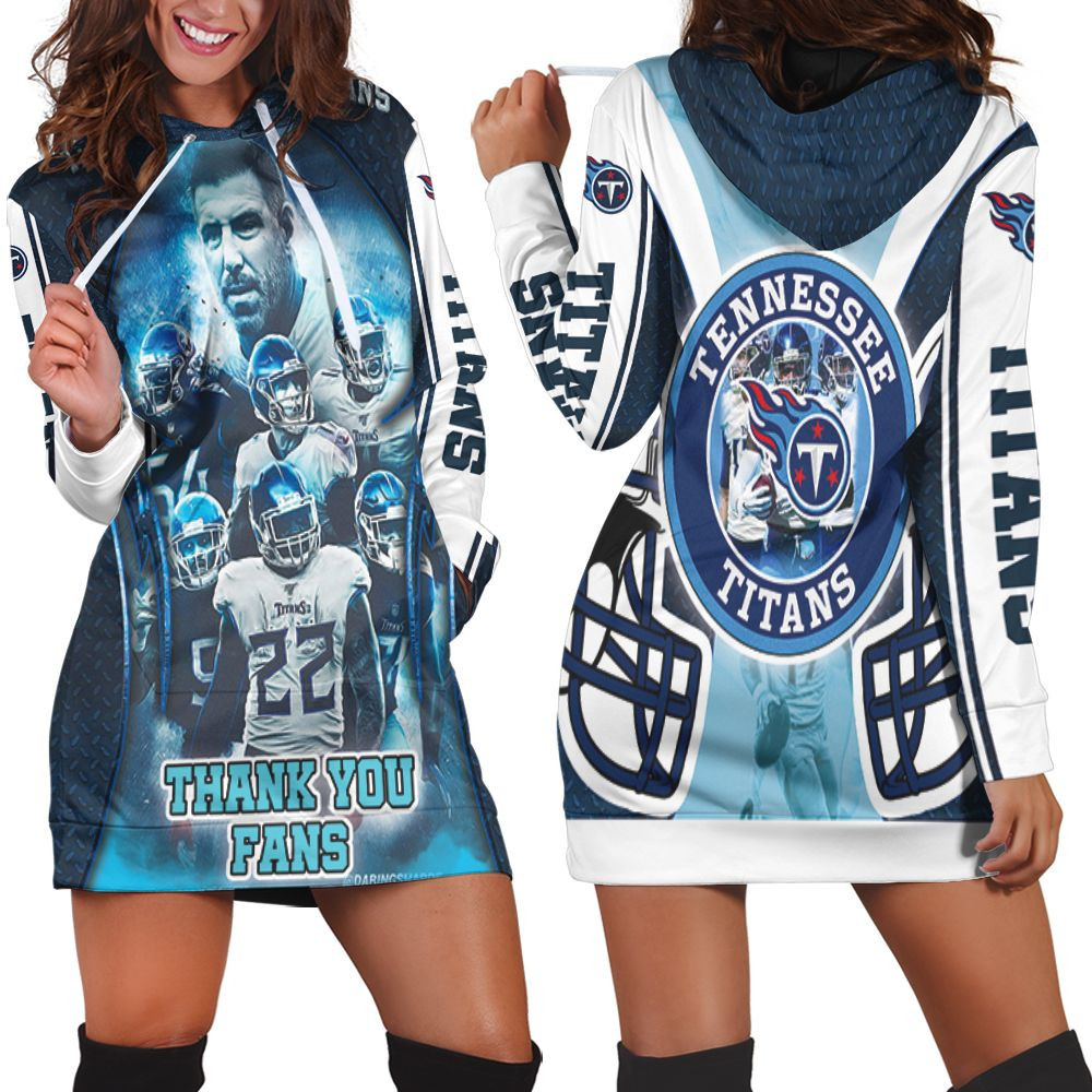 Team Tennessee Titans Thank You Fans Afc South Division Champions Super Bowl 2021 Hoodie Dress Sweater Dress Sweatshirt Dress