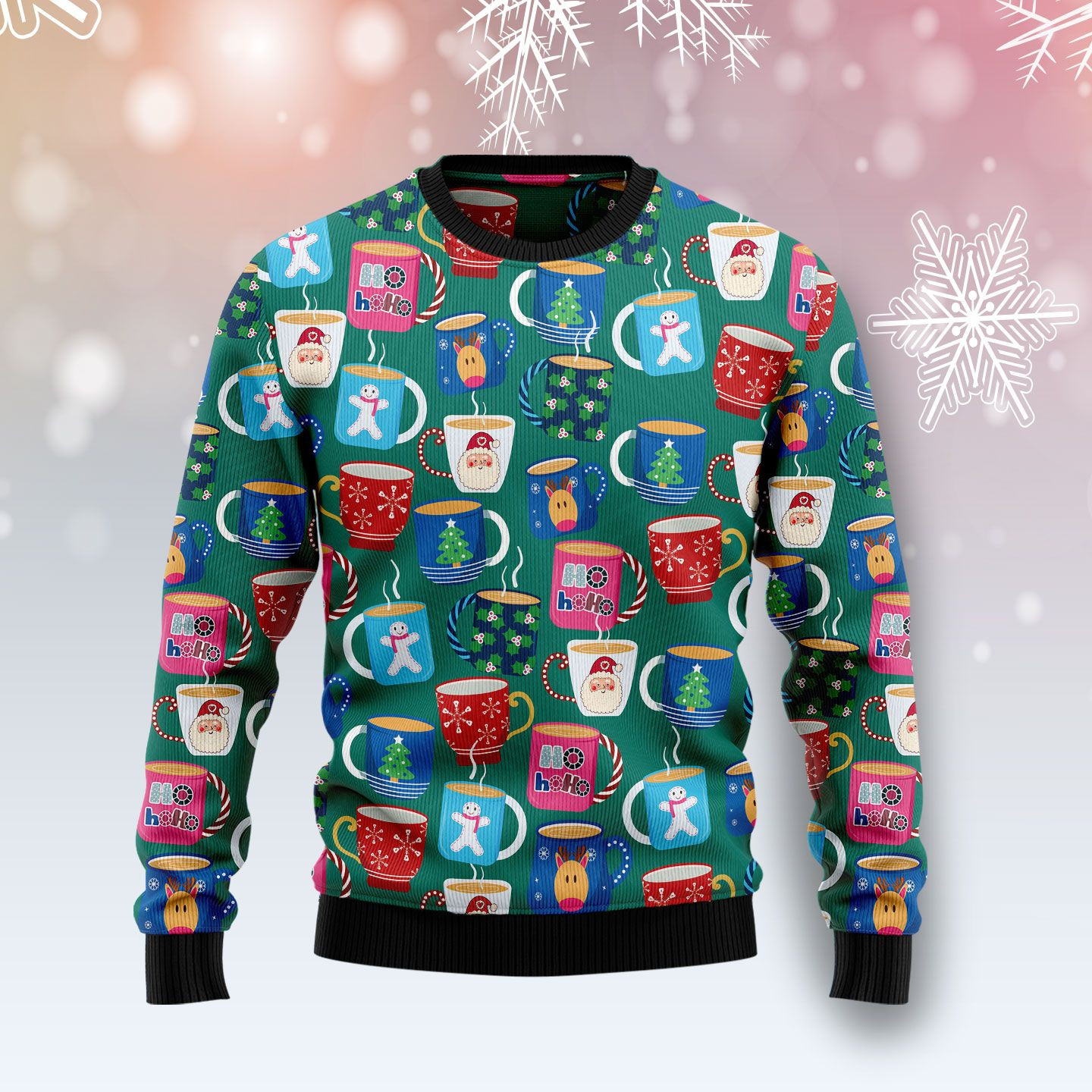 Teapot Christmas Group Ugly Christmas Sweater Ugly Sweater For Men Women