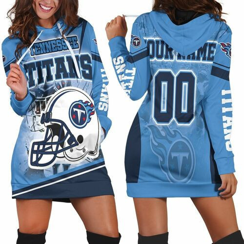 Tennessee Titans Helmet Afc South Champions Super Bowl 2021 Personalized Hoodie Dress Sweater Dress Sweatshirt Dress