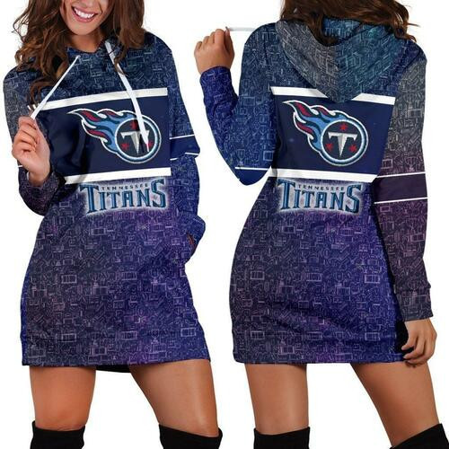 Tennessee Titans Hoodie Dress Sweater Dress Sweatshirt Dress 3d All Over Print For Women Hoodie