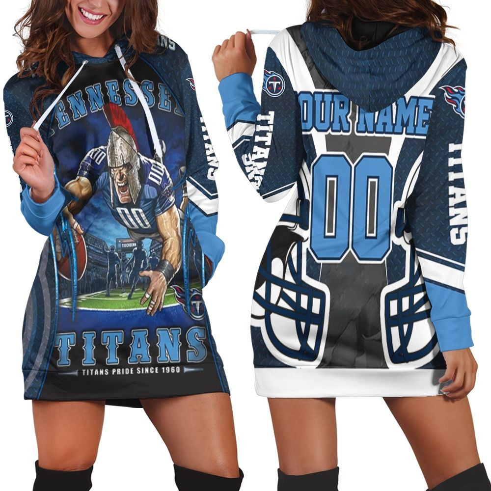 Tennessee Titans Pride Since 1960 Afc South Champions Super Bowl 2021 Personalized Hoodie Dress Sweater Dress Sweatshirt Dress