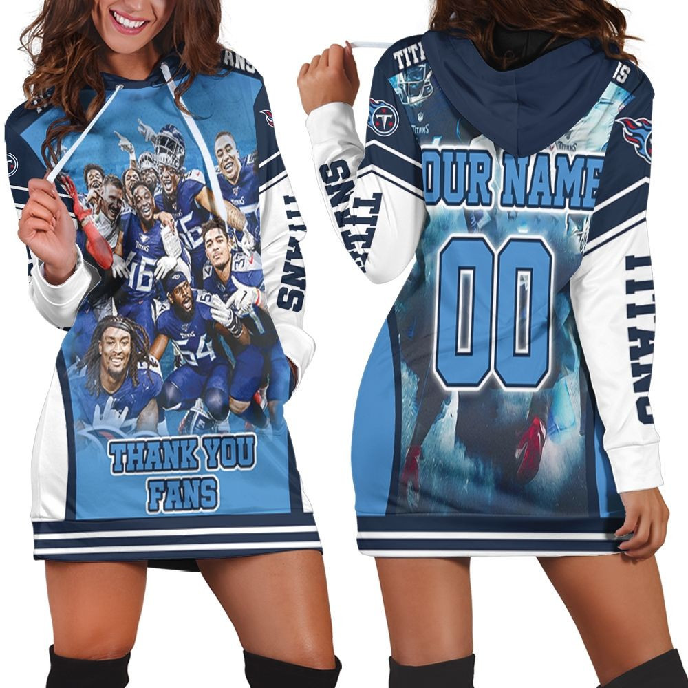 Tennessee Titans Super Bowl 2021 Afc South Division Thank You Fan Personalized Hoodie Dress Sweater Dress Sweatshirt Dress