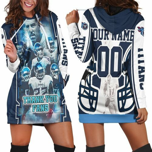 Tennessee Titans Thank You Fan Super Bowl 2021 Afc South Division Personalized Hoodie Dress Sweater Dress Sweatshirt Dress