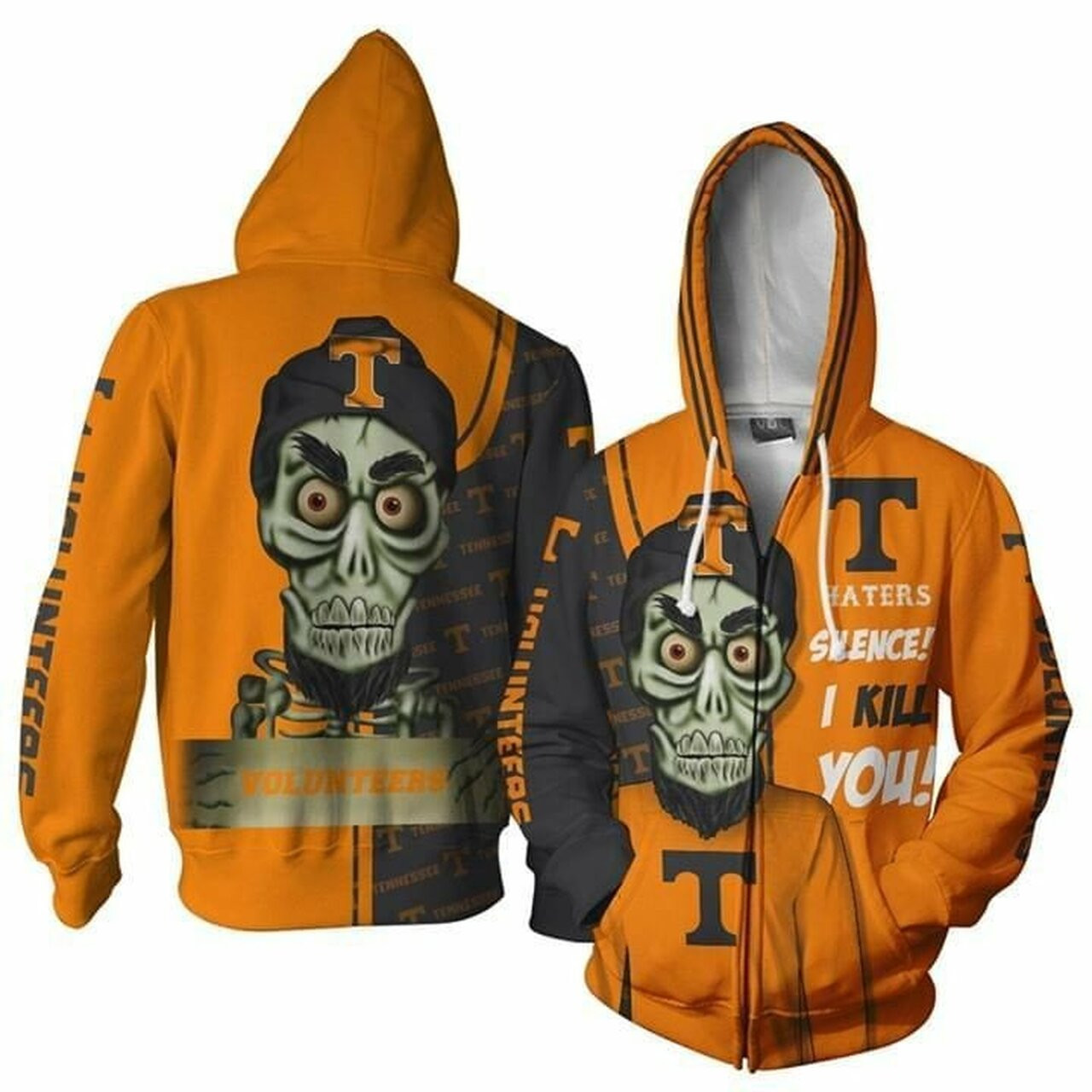 Tennessee Volunteers 3d All Over Print Hoodie