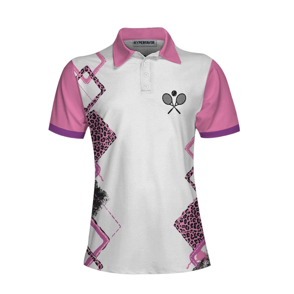 Tennis With No Chance Of House Cleaning Or Cooking Short Sleeve Women Polo Shirt Tennis Shirt For Ladies