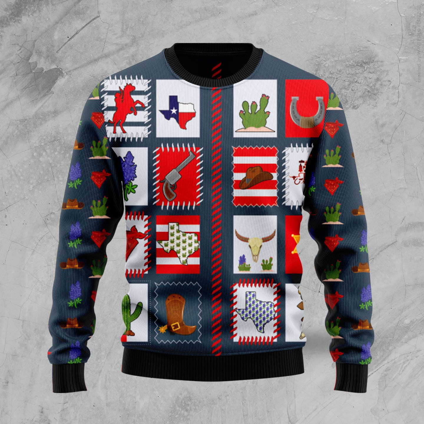Texas Awesome Ugly Christmas Sweater