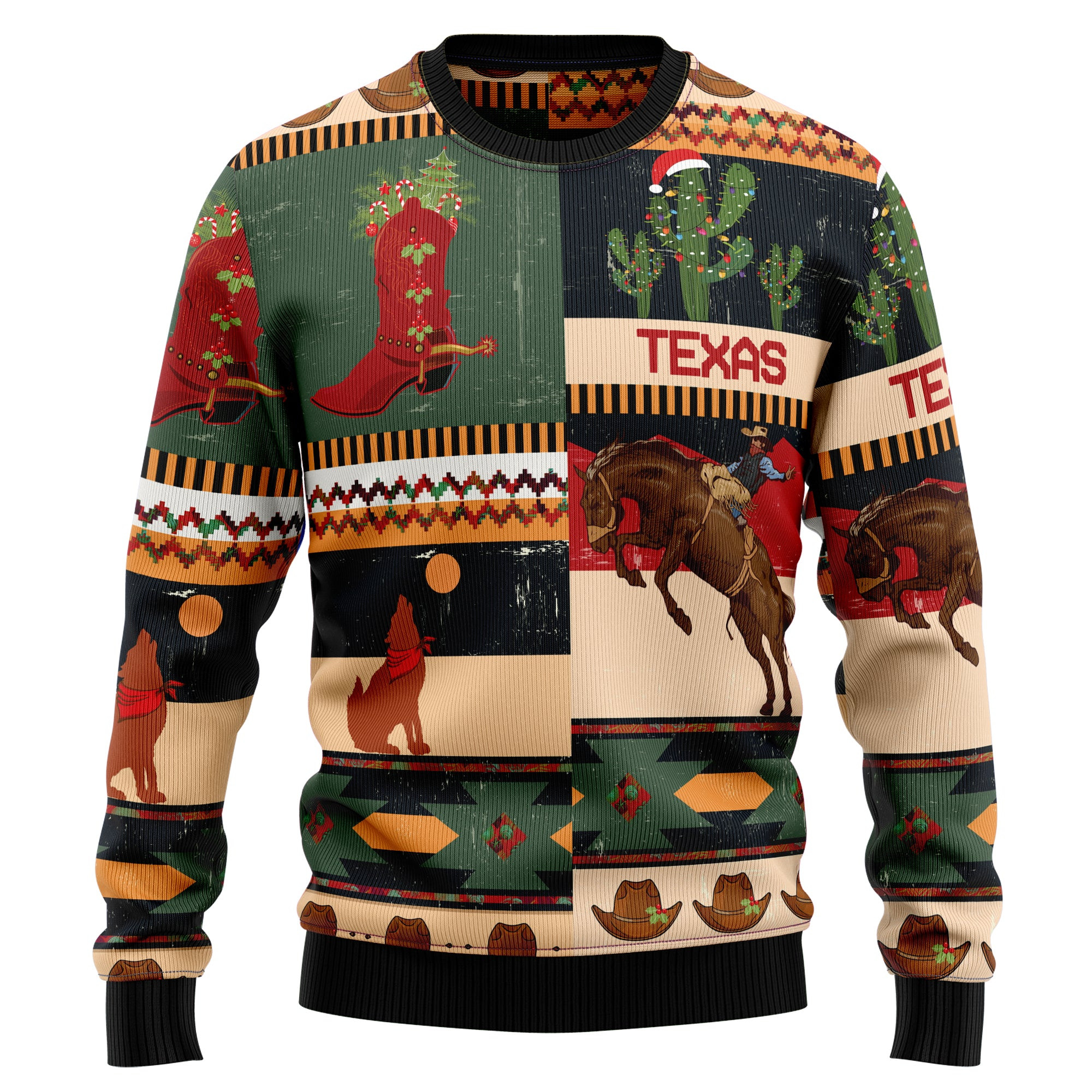 Texas Christmas Ugly Christmas Sweater, Ugly Sweater For Men Women, Holiday Sweater