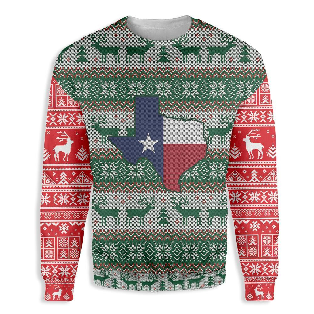 Texas Christmas Ugly Christmas Sweater, Ugly Sweater For Men Women, Holiday Sweater